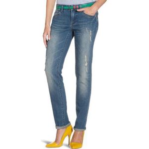 ESPRIT Dames Jeans B2C052, blauw (Fashion Destroy 911), 32W x 32L