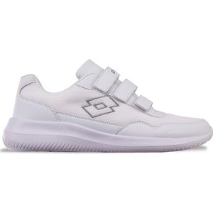 Lotto - Sneakers - Wit - Met Klittenbandsluitingen - Laag