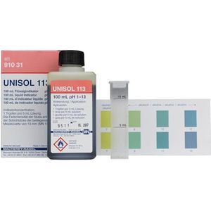 Macherey & Nagel ML-6294 UNISOL 113 colorimetrische reagentia voor pH 1-13, 100 ml fles