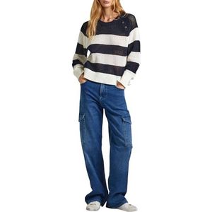 Pepe Jeans Dames Loose St Jeans Uhw Utility, blauw (Denim), 26W / 32L, Blauw (Denim), 26W / 32L