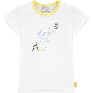 Steiff T-shirt voor meisjes, wit (bright white), 116 cm