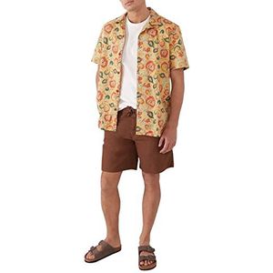 Springfield Overhemd, Gele print, L