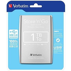 Verbatim Store ´n´ Go Portable 1TB silber