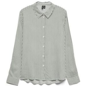 Vmbumpy L/S Basic Shirt WVN Ga Noos, Laurel Wreath, S