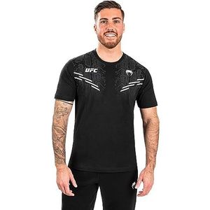 VENUM, UFC Adrenaline by Replica T-shirt met korte mouwen voor heren, zwart, S, Zwart, S