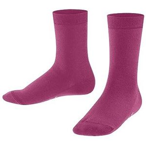 FALKE Cool 24/7 sokken, uniseks, kinderen, katoen, zwart, blauw, vele monochroom, dun, ademend, optimaal vochttransport, aangenaam voetklimaat, 1 paar, roze (fuchsia 8552), 19-22