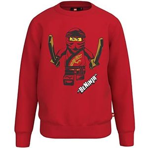 LEGO Jongen Ninjago Jungen Sweatshirt Pullover LWStorm 101, 349 Rood, 92