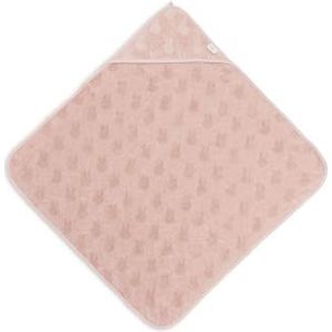 Jollein 534-514-67089 capuchonhanddoek - Nijntje badstof roze (75x75 cm)