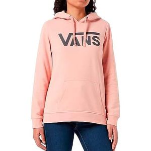 Vans Dames sweatshirt met capuchon Wm Drop V Logo Hoodie, Sepia Rose, XS, Sepia Roos, XS
