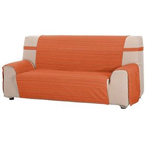 Martina Home dekt sofa/salvasofa model Ribera maat 4-zits 190 x 210 cm, stof, oranje, 32 x 42 x 8 cm