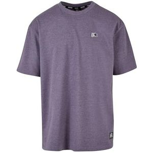 Starter Essential T-shirt voor heren, oversized, dustypurplemelange, maat XL, Dustypurplemelange, XL