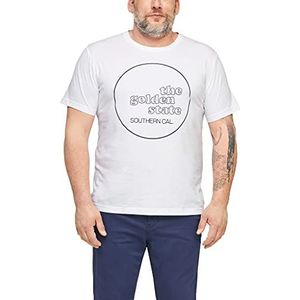 s.Oliver Big Size Heren T-shirt, wit, 3XL Groten mate & Tall