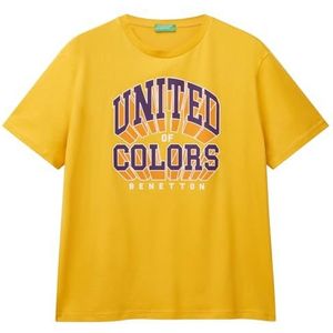 United Colors of Benetton T-shirt, Geel, M
