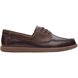 Clarks Bratton bootschoenen voor heren, donkerbruin, maat 44 EU, donkerbruin, 44 EU