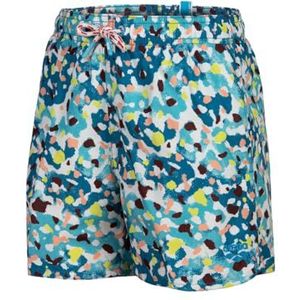 arena Boy's Water Prints Beach Boxer Ao Strandshorts voor jongens, Water-multi, 14-15 Jaar