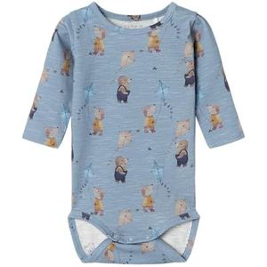 NAME IT Nbmnixon LS Body met lange mouwen, uniseks, Mountain Spring, 50