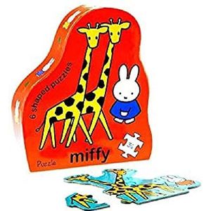 Barbo Toys 9922 Miffy/Nijntje Barba Toys Safari Animals Deco puzzels, merhcolour