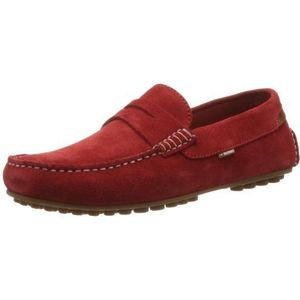 Tommy Hilfiger amalfi 8b mocassins heren, Rouge 611 Tango Red, 45 EU