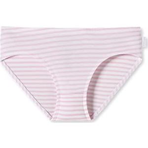 Schiesser Meisjesslip, ondergoed, roze gestreept, 128, Roze gestreept, 128 cm