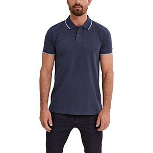 ESPRIT Collection Poloshirt voor heren, blauw (navy 400), XXL