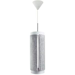 One Couture Design hanglamp hanglamp stof grijs smal woonkamer slaapkamer lamp