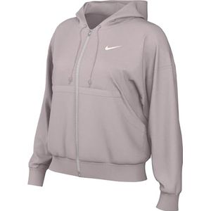 Nike Dames Sweatshirt Sportswear Phnx FLC Fz Os Hoodie, Platinum Violet/Sail, DQ5758-019, 2XS-T