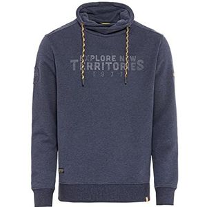 camel active Heren 409425/8W13 Sweatshirt, Night Blue, M