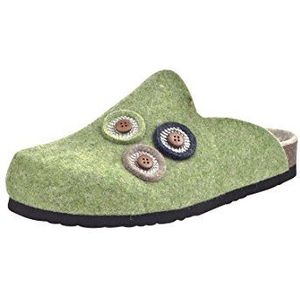 Dr. Brinkmann 320391 damespantoffels, groen, 41 EU