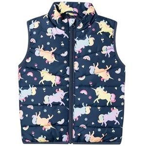 NAME IT Nmfmylane Vest Unicorn buffervest voor meisjes, Big Dipper, 80 cm