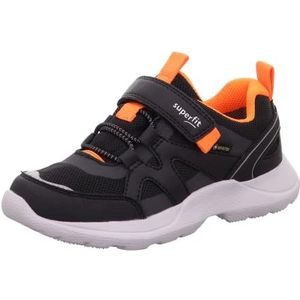 Superfit Rush Gore-tex sneakers voor jongens, zwart/oranje, 23 EU