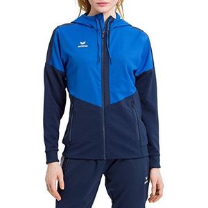 Erima dames Squad trainingsjack met capuchon (1032062), new royal/new navy, 38