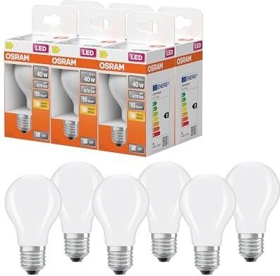Osram - LED Lamp - Mat - E27 - Peer A60 - 6x 3.4W (40W) - 2700K