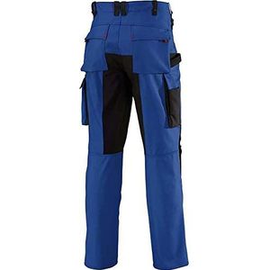 BP Workwear 1789-555-13 werkbroek - elastiek in de rug - tailleplooien - normale pasvorm - maat: 52n - kleur: koningsblauw/zwart