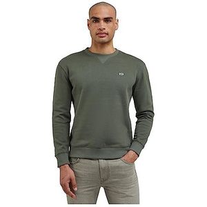 Lee Heren Plain Crew SWS Sweatshirt, groen, M