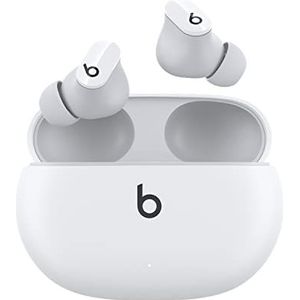 Beats Studio Buds - Volledig draadloze oortjes met ruisonderdrukking - zweetbestendige oortjes, geschikt voor Apple en Android, Class 1 Bluetooth, ingebouwde microfoon - Wit