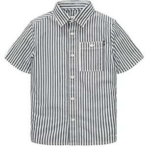 TOM TAILOR Jongens 1036046 Kinderhemd, 31865-Navy Wool White Stripe, 116/122, 31865 - Navy Wool White Stripe, 116 cm