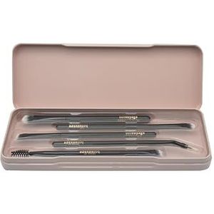 bonvoyage Essentials Makeup is My Art, 6-delige Kwastenset voor Oogmake-up, Inclusief Oogschaduw-, Wenkbrauw- en Eyelinerkwasten voor een Egale Make-up Applicatie