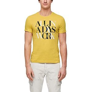 s.Oliver T-shirt voor heren, geel, XL
