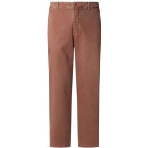 Pepe Jeans Heren Regular Chino Canvas Broek, Rood (Brick RED), 28, Rood (Brick Red), 38