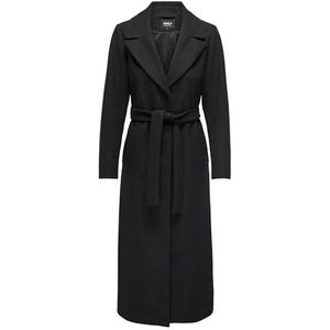 ONLY Vrouwelijke mantel ONLCLARA X-LONG COAT CS OTW, zwart, XS