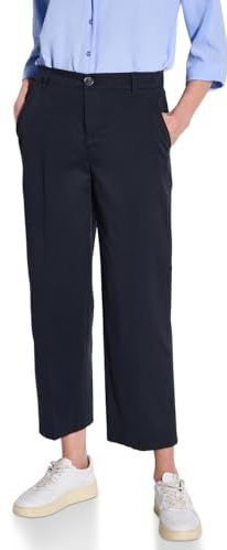 Street One Dames Chino met rechte benen in Blauw, in size: 32