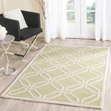 Safavieh gestructureerd tapijt, CAM311, handgetufte wol vierkant CAM311 90 x 150 cm Limoen/ivoor