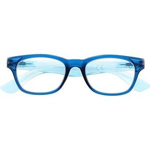 Corpo-otto Klassieke leesbril blauw-lichtblauw +3,50, blauw-lichtblauw, 3.5 Diottria