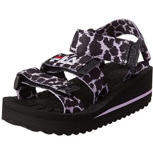 FILA Tomaia Sandal Kids Pantoffels voor meisjes, Fair Orchid Leopard, 29 EU