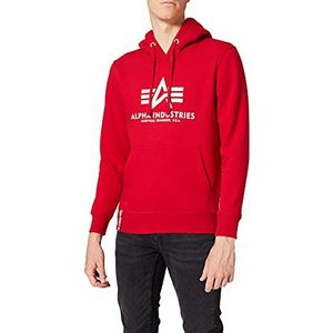 Alpha Industries Basic Hoody Sweat met capuchon voor heren Speed Red