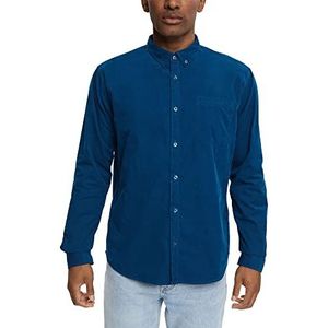 ESPRIT Heren 092EE2F301 overhemd, 450/PETROL blauw, XXL