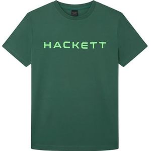 Hackett London Essential T-shirt voor heren, Groen (Groen/Grijs), 3XL