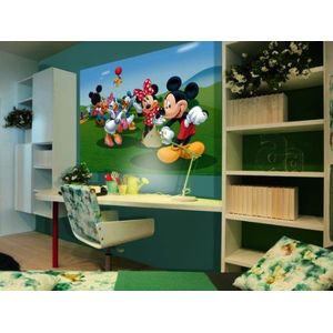 AG Design FTDm 0706 Disney Mickey Mouse Minnie, papier fotobehang kinderkamer 160 x 115 cm - 1 deel, papier, multicolor, 0,1 x 160 x 115 cm