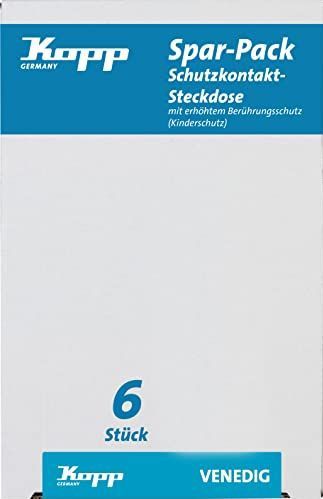 Kopp - Stekkerdoosinzet - 924129056 - Inbouwmontage - 250 V - 16 A - Halogeenvrij