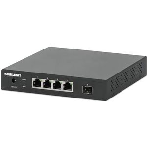 Intellinet 5-poorts switch met 4 x 2,5G Ethernet-poorten en 1 SFP+ uplink